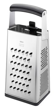 Vierkantreibe V-CUT aus Edelstahl mit ergonomischem Griff, seitliche Perspektive