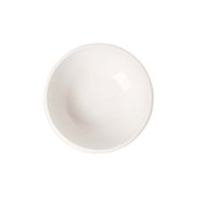 Weiße Müslischale NewMoon 500ml, Ansicht von oben