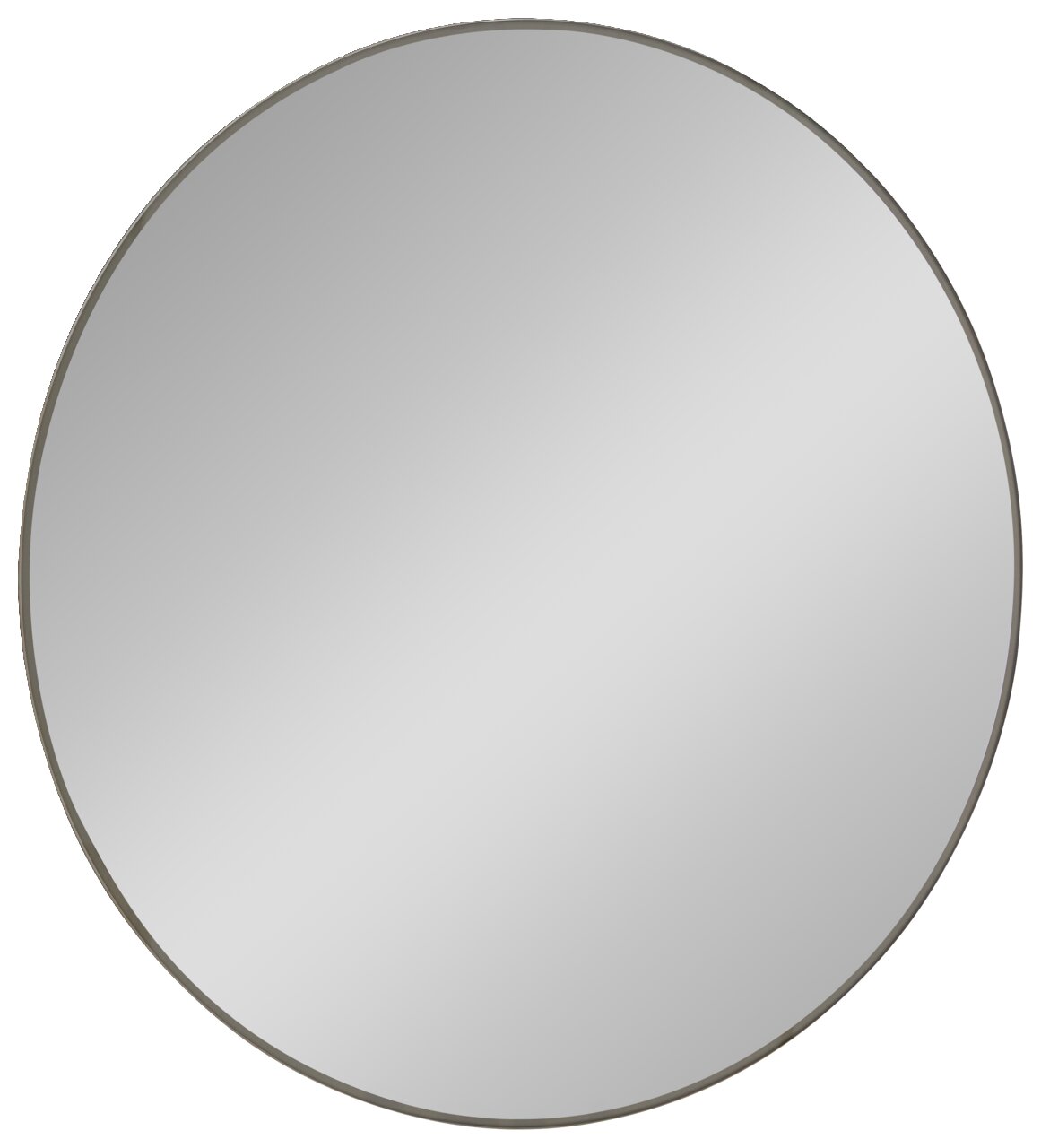 Valdera Spiegel rund 95cm STEEL Runder Spiegel mit einem Durchmesser von 95 cm, frontal abgebildet.