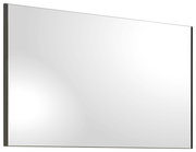 Großer rechteckiger XL-Spiegel in seitlicher Perspektive