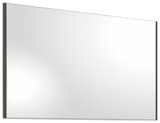 Großer rechteckiger XL-Spiegel in seitlicher Perspektive