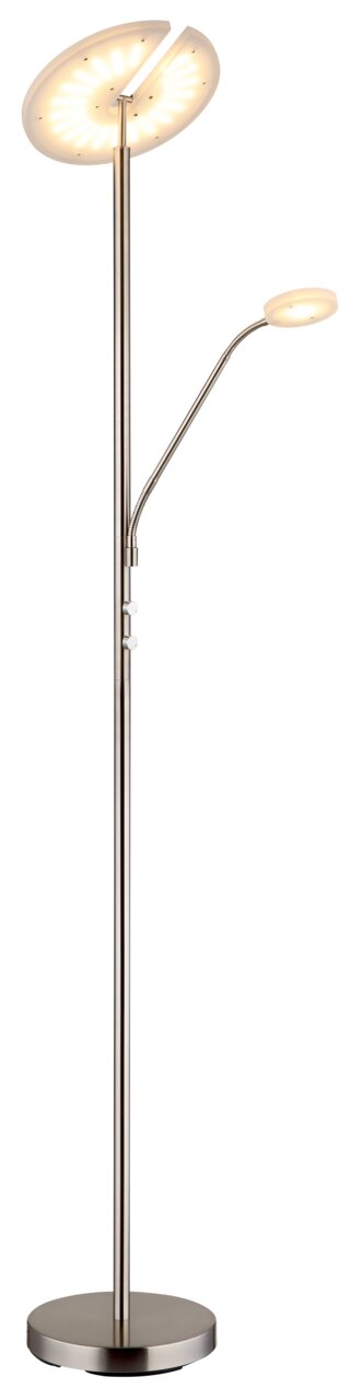 Globo Lighting Deckenfluter STANFORD Moderner Deckenfluter mit zusätzlichem Leselicht, seitliche Perspektive