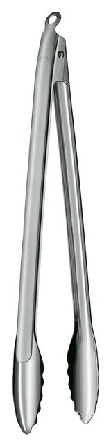 Barbecue-Grillzange aus Edelstahl, 40 cm lang, in aufrechter Position