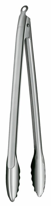 Barbecue-Grillzange aus Edelstahl, 40 cm lang, in aufrechter Position