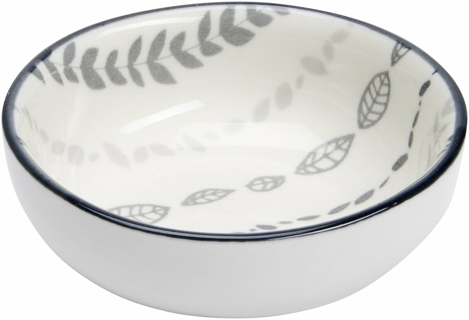 Ritzenhoff & Breker Dipschale SENDAI Dipschale mit Sendai Muster, 8 cm, aus einer leicht erhöhten Perspektive fotografiert.