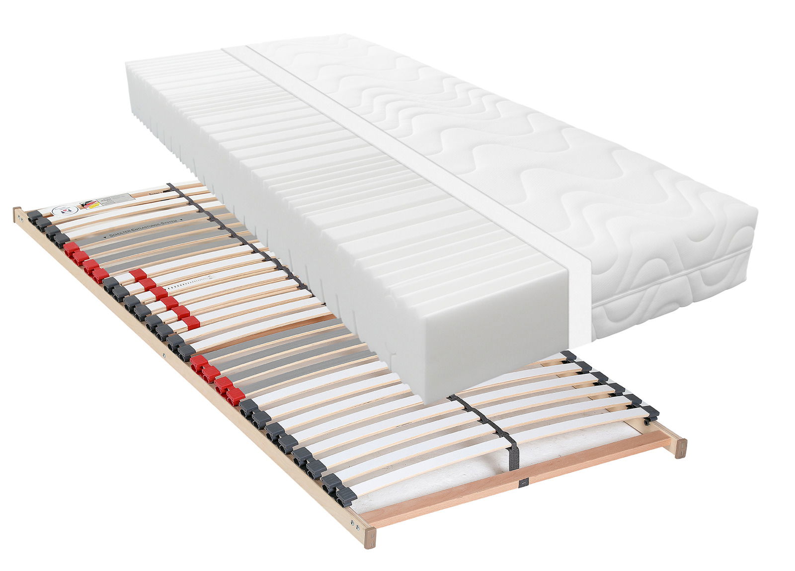 Sleeptex Matratzen-Rahmenset H3/H4 DUO STAR KS Sleeptex Matratzen-Rahmenset H3/H4 DUO STAR KS