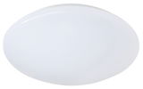 Runde LED-Deckenleuchte PUTZ II in Weiß, seitliche Perspektive