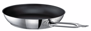 Pfanne Industar 28cm aus Edelstahl mit Antihaftbeschichtung, seitliche Perspektive