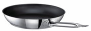 Pfanne Industar 28cm aus Edelstahl mit Antihaftbeschichtung, seitliche Perspektive