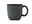 Graue Kaffeetasse Lave 190ml, seitliche Ansicht