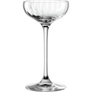 Elegante Likörschale POESIA 90ml aus klarem Glas, seitliche Ansicht