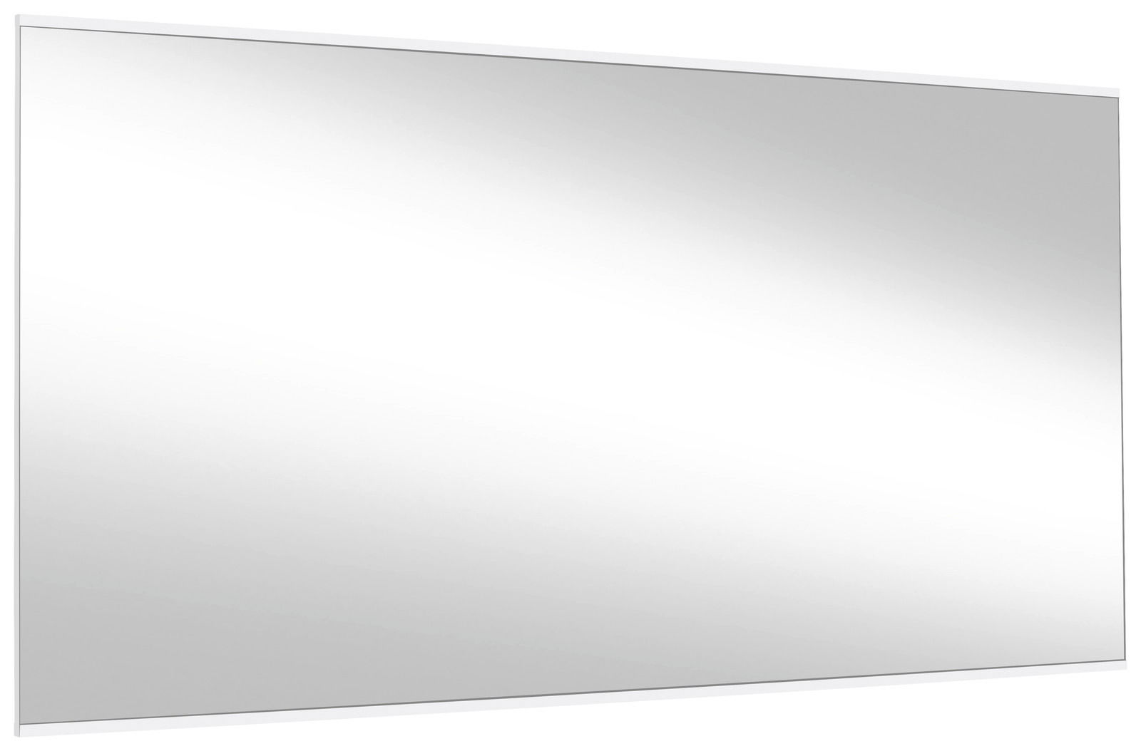 Rechteckiger Wandspiegel in schräger Perspektive