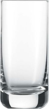 Transparenter Bierbecher Simple aus Glas, frontal fotografiert