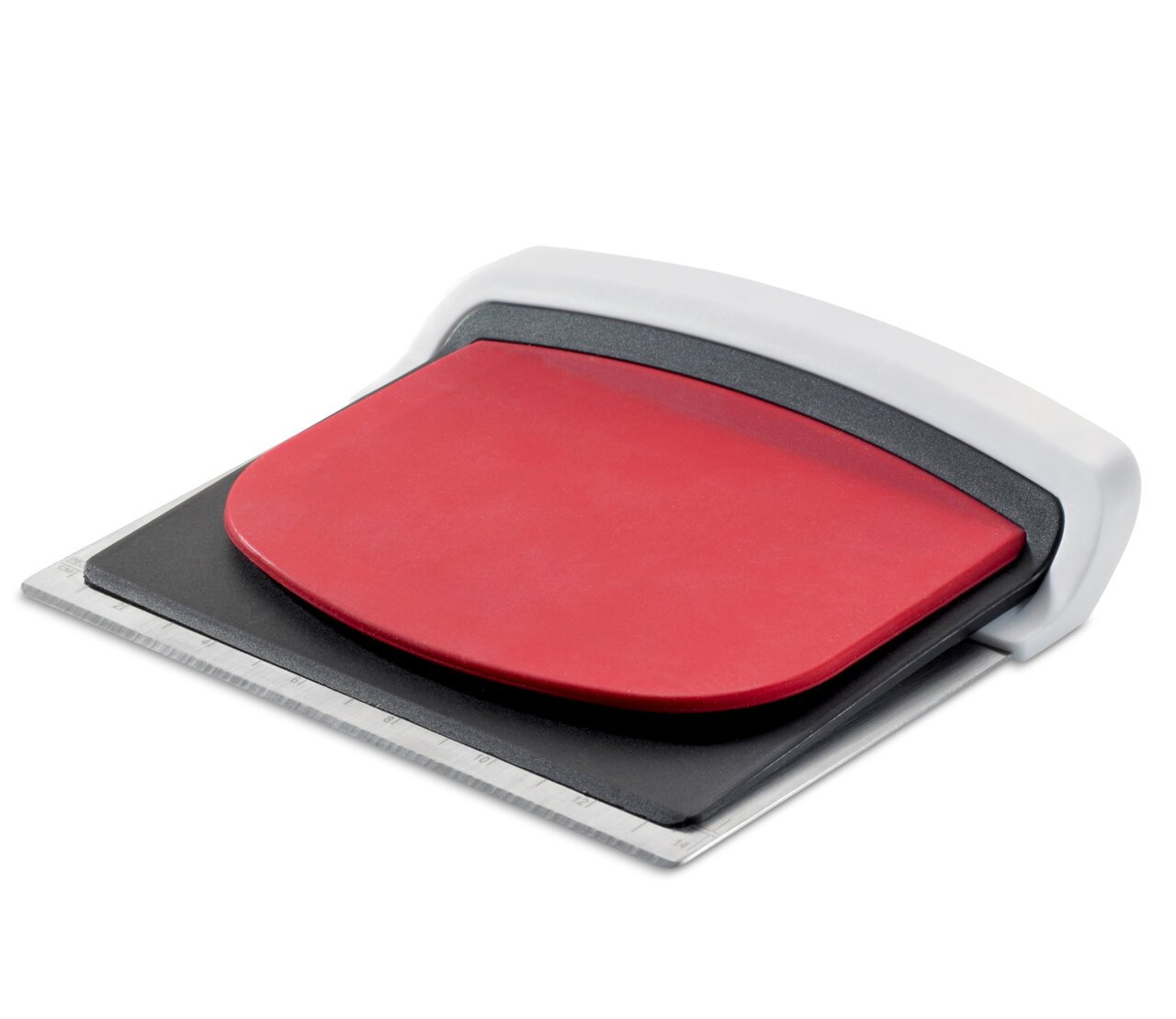 Teigschaber-Set 3-tlg. in Rot und Schwarz, seitliche Perspektive