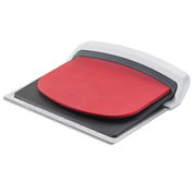 Teigschaber-Set 3-tlg. in Rot und Schwarz, seitliche Perspektive