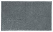 Grauer Badteppich 70x120 cm, Draufsicht