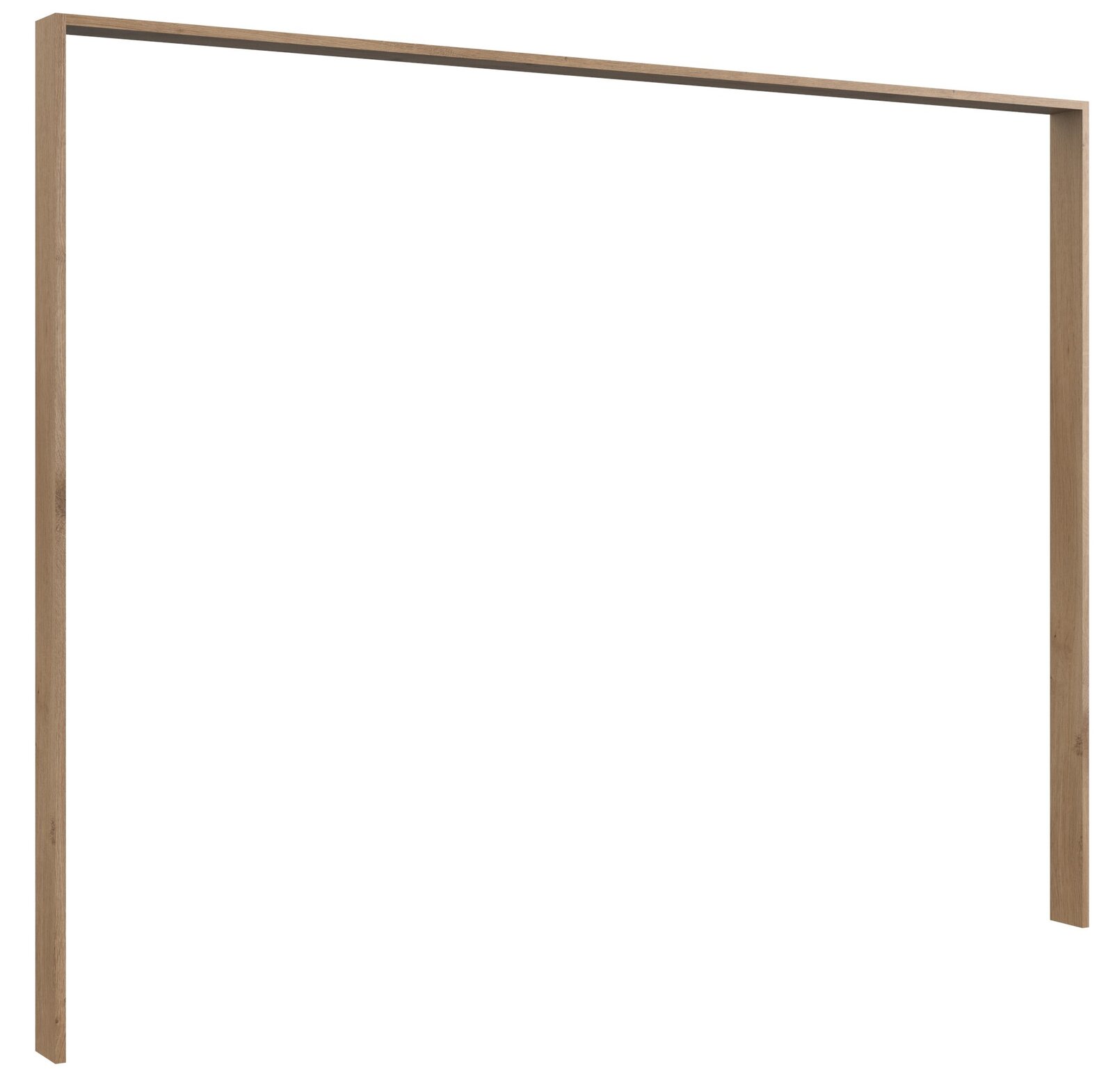 Z2 Passepartoutrahmen Saigon Holzfarbener Passepartoutrahmen in schräger Perspektive