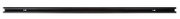 Schwarze Stromschiene von Lucide, 100 cm lang, in einer frontalen Perspektive.