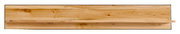 Holz-Wandboard in natürlicher Holzoptik, frontal betrachtet