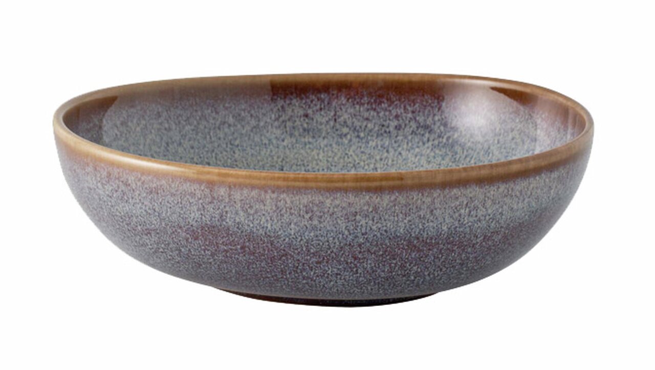 Like by Villeroy & Boch Bol LAVE BEIGE Beige Müsli-Schale Lave 380ml, seitliche Perspektive