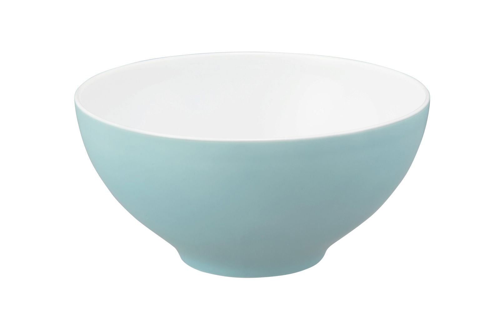 Runde Schüssel, 15,5 cm, in sanftem Grün, seitliche Perspektive