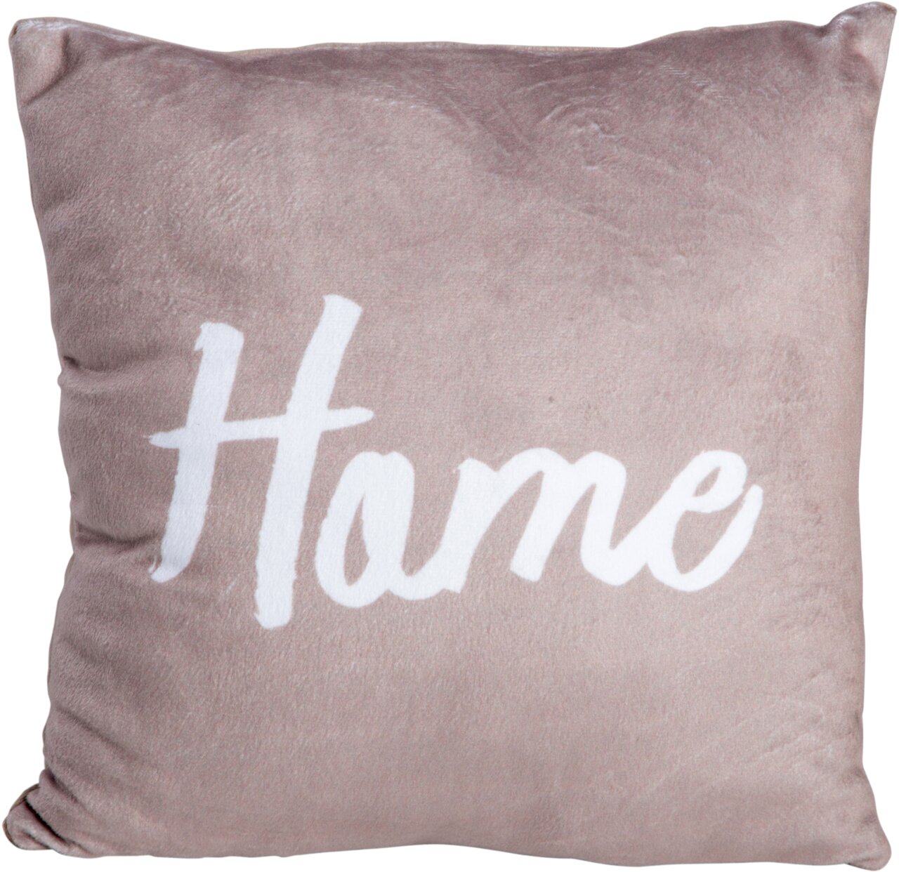 Stuco Sprüche Dekokissen HOME Dekokissen mit dem Schriftzug 'Home' in weißer Schrift auf beigem Hintergrund, Frontalansicht