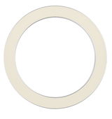 Runde LED-Deckenleuchte in Draufsicht