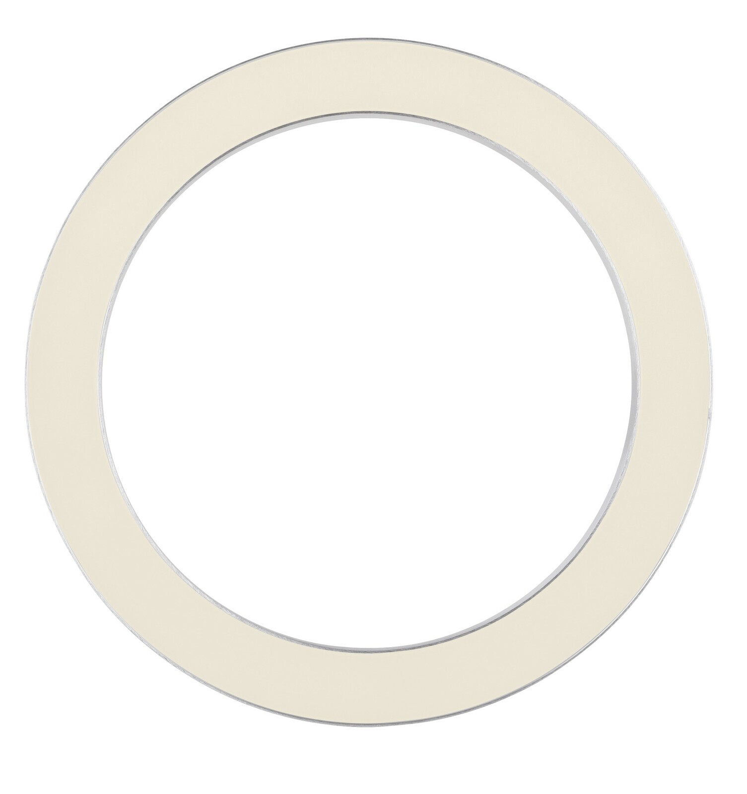 Runde LED-Deckenleuchte in Draufsicht