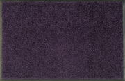 Lila Fußmatte aus Samt, Draufsicht