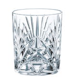 Kristallklarer Whiskybecher Palais mit elegantem Schliffmuster, Frontalansicht