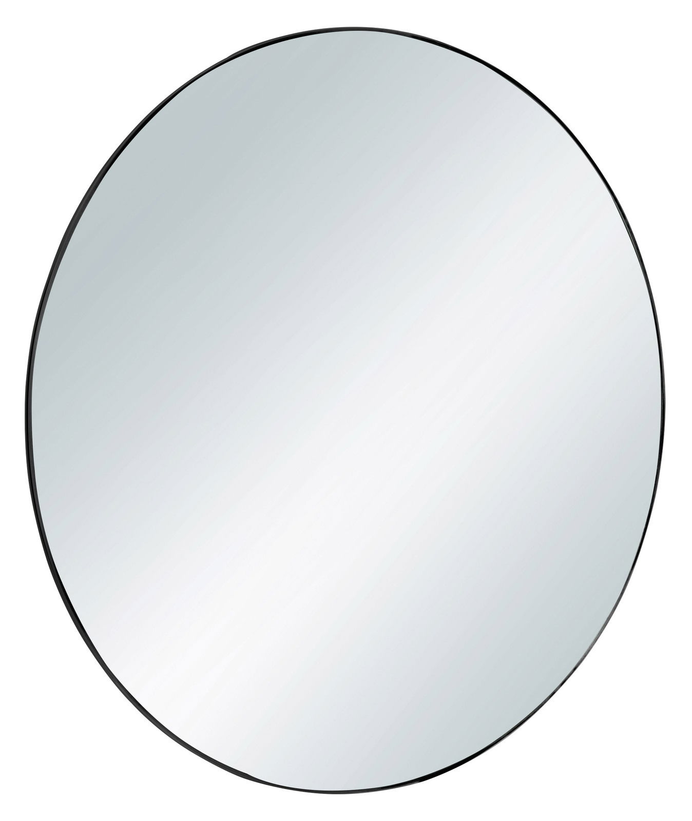 Runder Spiegel mit einem Durchmesser von ca. 50 cm, frontal abgebildet.