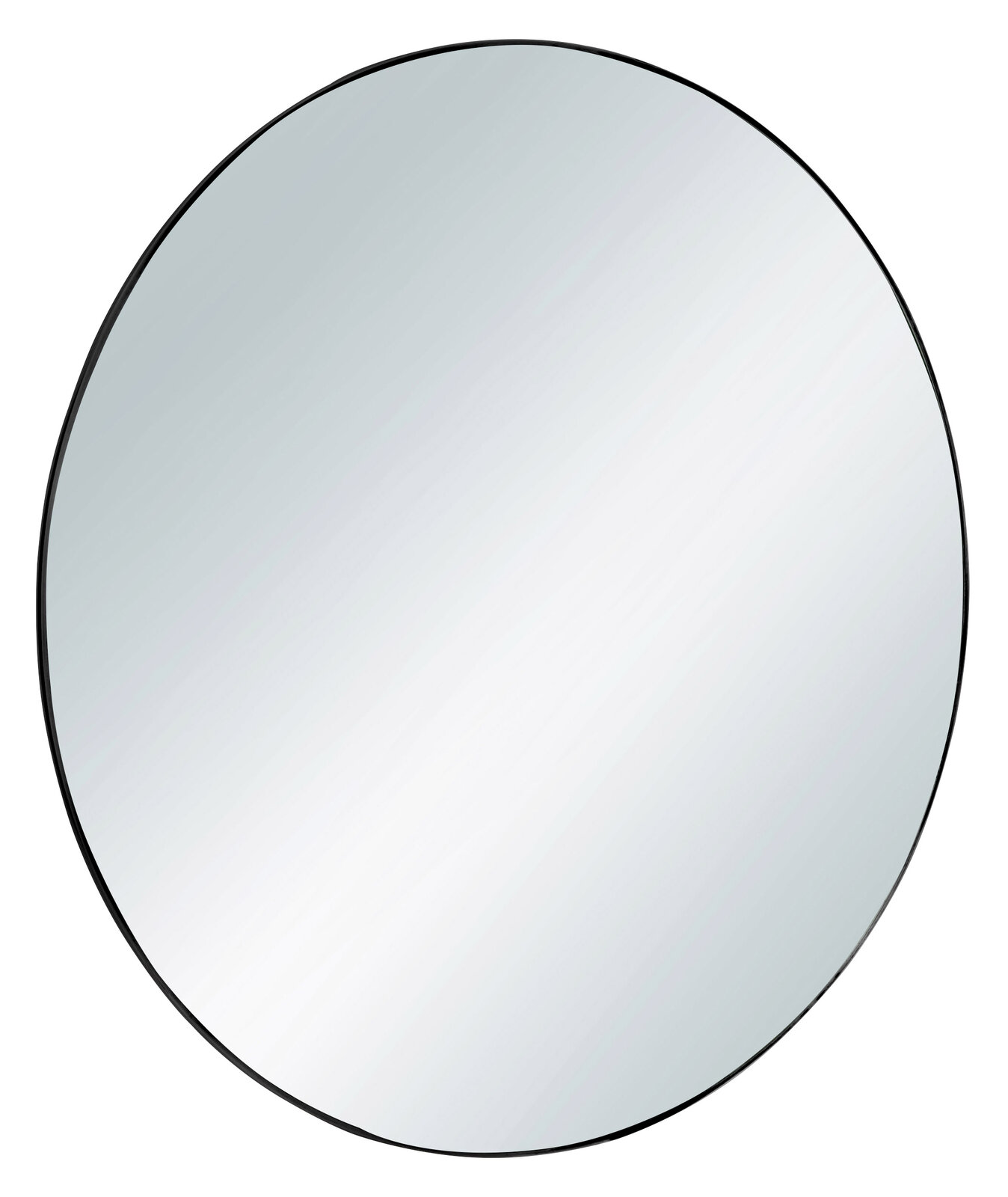 Runder Spiegel mit einem Durchmesser von ca. 50 cm, frontal abgebildet.