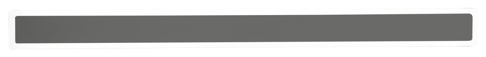 LED-Außenwandleuchte in rechteckiger Form, seitliche Perspektive