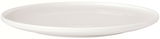 Weißer Gourmetteller Afina 32,1 cm aus seitlicher Perspektive