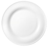 Weißer Speiseteller Beat 27,5 cm von Seltmann Weiden, Ansicht von oben