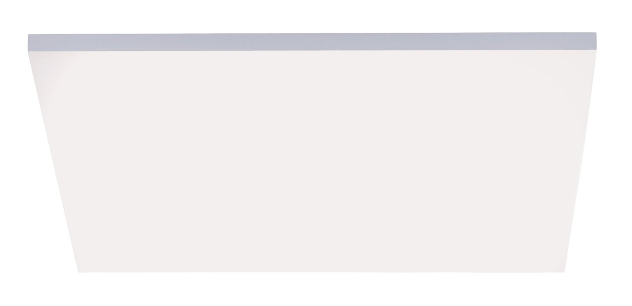 Moderne Deckenleuchte in rechteckiger Form, Ansicht von unten