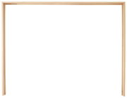 Holzrahmen für Passepartout, frontal betrachtet