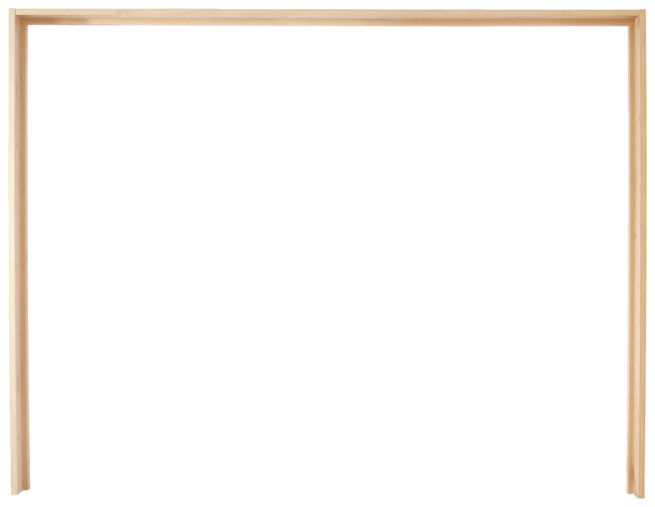 Holzrahmen für Passepartout, frontal betrachtet