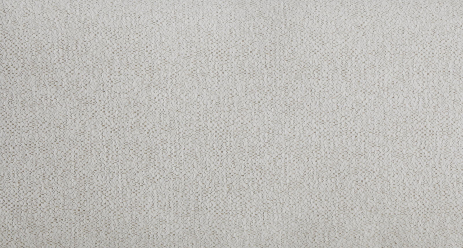 Nahaufnahme eines hellen, strukturierten Stoffes, der für ein Funktionssofa verwendet wird.