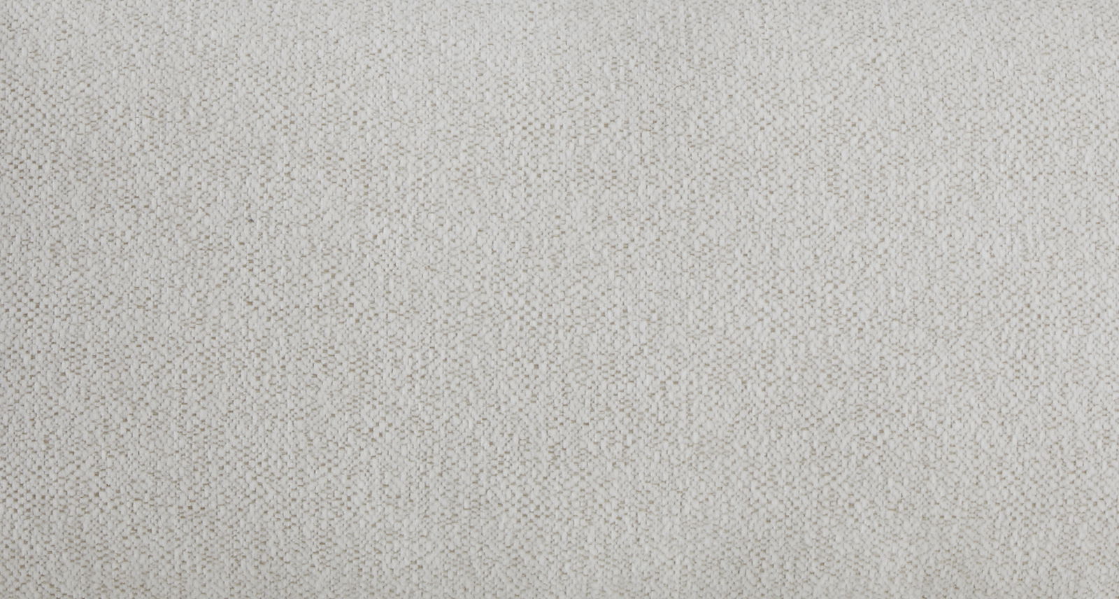 Nahaufnahme eines hellen, strukturierten Stoffes, der für ein Funktionssofa verwendet wird.