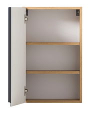 Offener Hängeschrank mit zwei Regalböden, Frontansicht