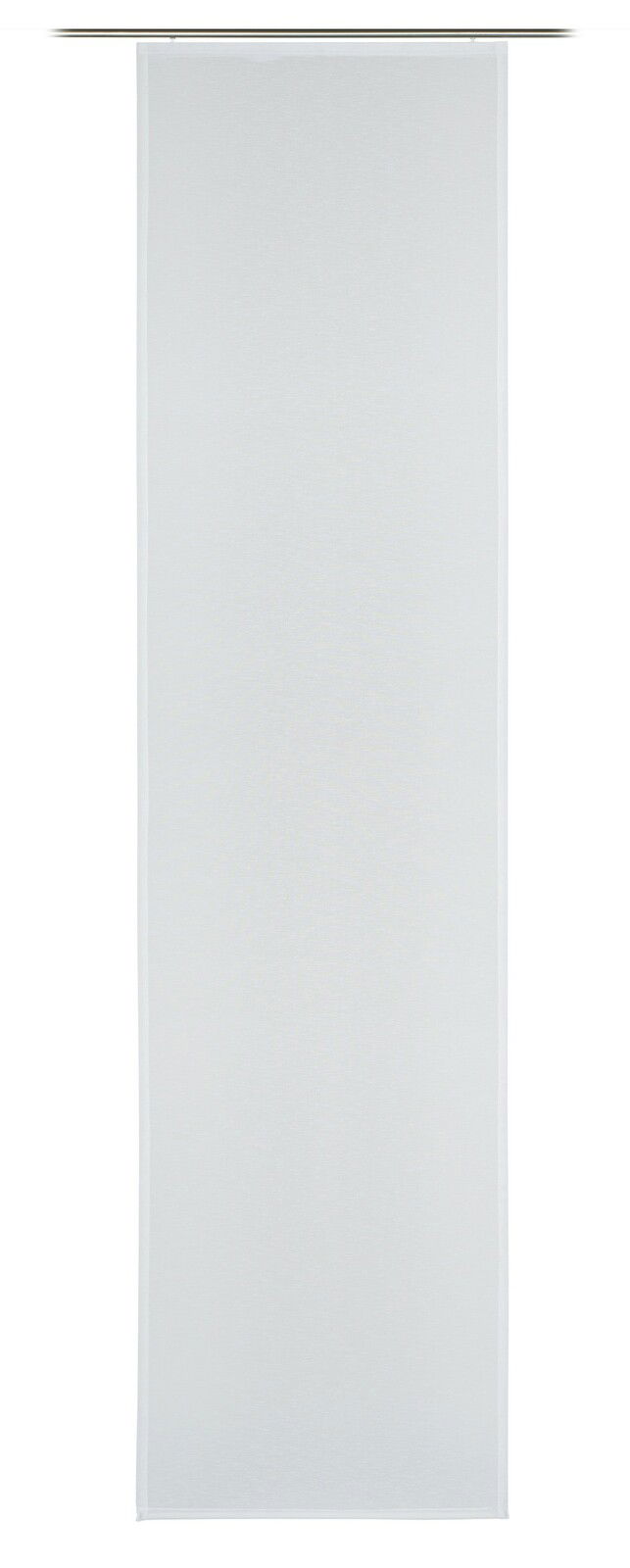 GÖZZE Schiebevorhang CHARMING Weißer Schiebevorhang in voller Länge, frontal fotografiert.