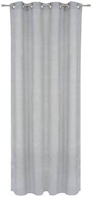 Grauer Ösenschal 135x245cm, frontalansicht