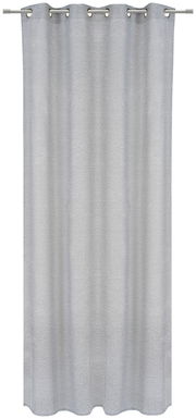 Grauer Ösenschal 135x245cm, frontalansicht