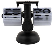 Retro Tischuhr mit Klappzahlen, Vorderansicht