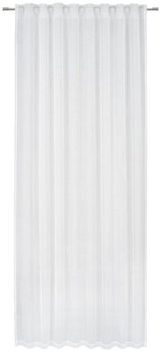 Weißer Fertigvorhang 135x245cm, frontal aufgenommen