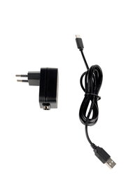 Netzteil und USB-Kabel für Glitterleuchte Storm, seitliche Ansicht