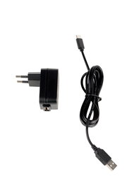 Netzteil und USB-Kabel für Glitterleuchte Storm, seitliche Ansicht