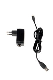 Netzteil und USB-Kabel für Glitterleuchte Storm, seitliche Ansicht