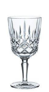 Elegantes Cocktailglas Noblesse mit Kristallschliff, seitliche Perspektive